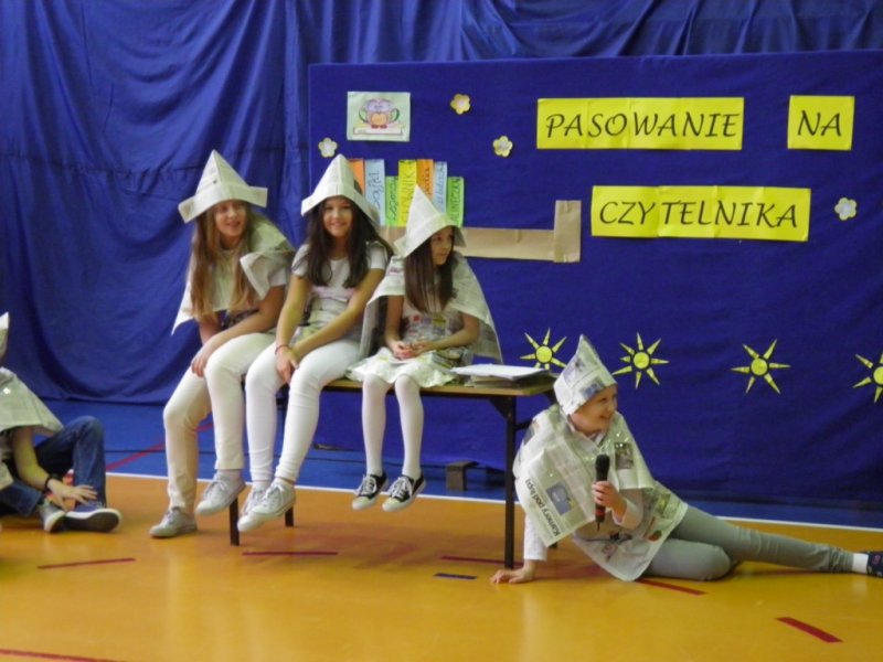 Pasowanie na ucznia klasy I.